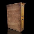 Antique 10 raised panels cupboard, forged nails assembly  - 9