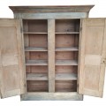 Antique 8 raised panels pine cupboard, armoire  - 3