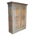 Antique 8 raised panels pine cupboard, armoire  - 4