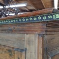 Antique 8 raised panels pine cupboard, armoire  - 6