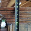 Antique 8 raised panels pine cupboard, armoire  - 8