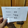 Antique solid pine cabinet - 2
