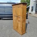 Antique solid pine cabinet - 5