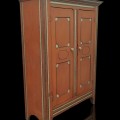 Antique restored cupboard, doors, cornice and color has been redone  - 3