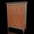 Antique restored cupboard, doors, cornice and color has been redone  - 1