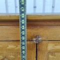 antique pine buffet, small cupboard - 6
