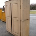 Very old pine cupboard, armoire - 5