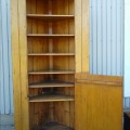 Antique pine corner armoire, cupboard  - 2