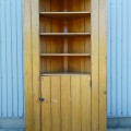 Antique pine corner armoire, cupboard  - 5