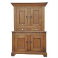 Antique elm 2 parts cupboard, armoire, pantry - 2