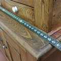Antique elm 2 parts cupboard, armoire, pantry - 4