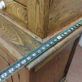 Antique elm 2 parts cupboard, armoire, pantry - 6