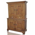 Antique elm 2 parts cupboard, armoire, pantry - 1