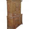 Antique elm 2 parts cupboard, armoire, pantry - 7