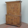 Antique elm 2 parts cupboard, armoire, pantry - 9