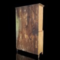 Armoire garde-manger antique en pin, clous carrés  - 8