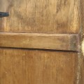 Armoire naïve antique en pin, clous forgés, beau format - 3