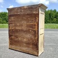 Antique pine 8 panels cupboard, armoire  - 7