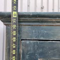 Pine cupboard with 4 raised panels, facade fitted to a cabinet frame - 6