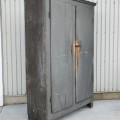 Antique country primitive cupboard, armoire, forged nails  - 14