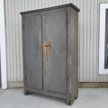 Antique country primitive cupboard, armoire, forged nails  - 4