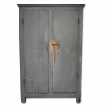 Antique country primitive cupboard, armoire, forged nails  - 1