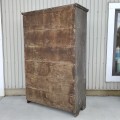 Antique country primitive cupboard, armoire, forged nails  - 7