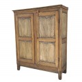 Early 19th century Quebec 8 panels cupboard  - 1