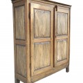 Early 19th century Quebec 8 panels cupboard  - 8