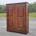 Armoire Québécoise, esprit Louis XIII, pentures dites vase à perle, 18e siècle - 12