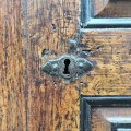 Armoire Québécoise, esprit Louis XIII, pentures dites vase à perle, 18e siècle - 10