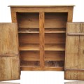 Rustic repro pine cupboard with nice patina, pure country charm. - 2