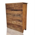 Rustic repro pine cupboard with nice patina, pure country charm. - 7