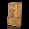 Rustic pine cabinet with nice patina - 1