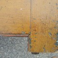 Armoire de style Adam, clous forgés, vieux faux-fini sur bleu d'origine (Entrepôt)  - 11