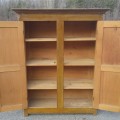 Armoire de style Adam, clous forgés, vieux faux-fini sur bleu d'origine (Entrepôt)  - 2