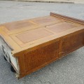 Armoire de style Adam, clous forgés, vieux faux-fini sur bleu d'origine (Entrepôt)  - 5
