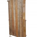 Armoire vaisselier vitré, portes inférieures à caissons soulevés, clous carrés  - 8