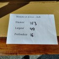 Antique wooden display cabinet - 3