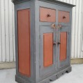 Antique pine cupboard, original color  - 11
