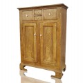 Antique pine armoire, original color  - 1