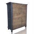 10 panels antique buffet-armoire, forged nails assembly and original color, St-Gervais-de-Bellechasse - 5