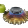 Grape and cable carnival glass plate  - 2