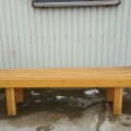 Vintage oak bench, 3 availables - 3