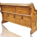 Antique church bench - 3