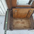 Antique hall tree with mirror - 3