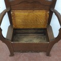 Nice antique wall rack chair  - 8