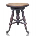 Antique piano stool  - 1
