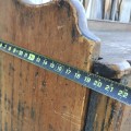 Antique bed bench with multiple panels  - 7