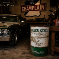 Quaker state de luxe motor oil barrel  - 2
